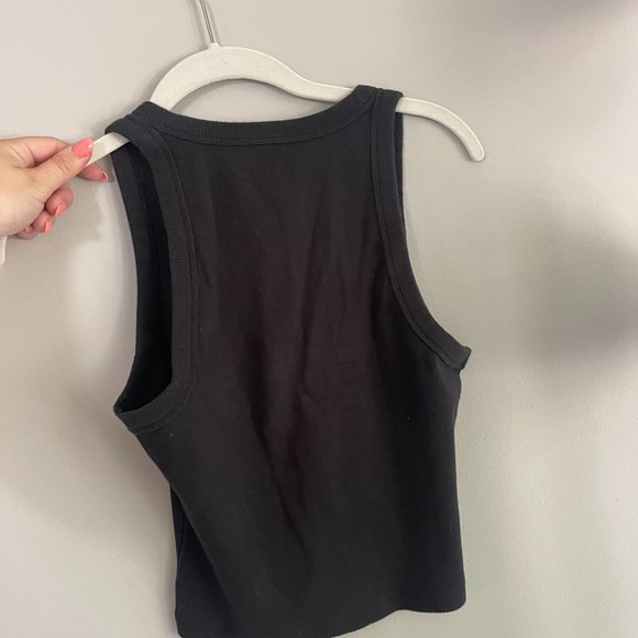 Abercombie Soft Rib Button Tank - Picture 2 of 4